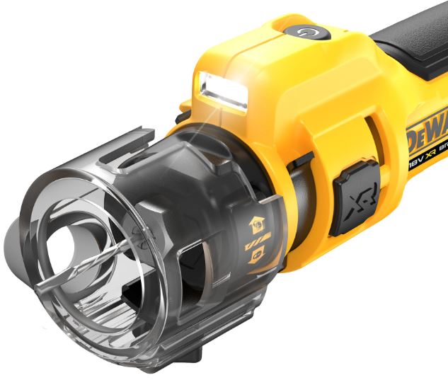 DeWalt DCE555N XR 18V akumulatorska glodalica za gips ploče
